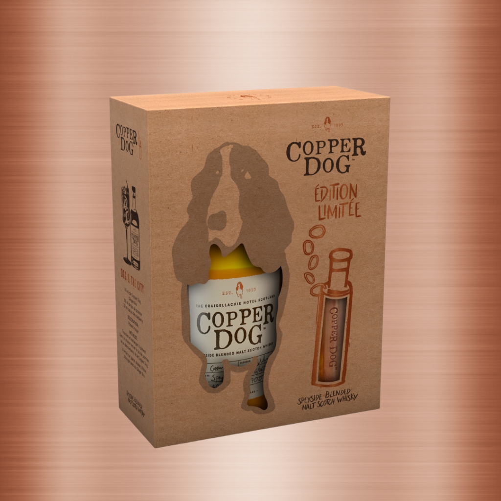 Scotch Whisky Copper Dog Coffret