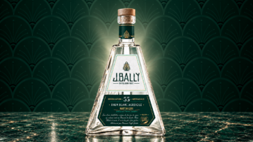J.Bally Rum in Emerald Art Deco Elegance