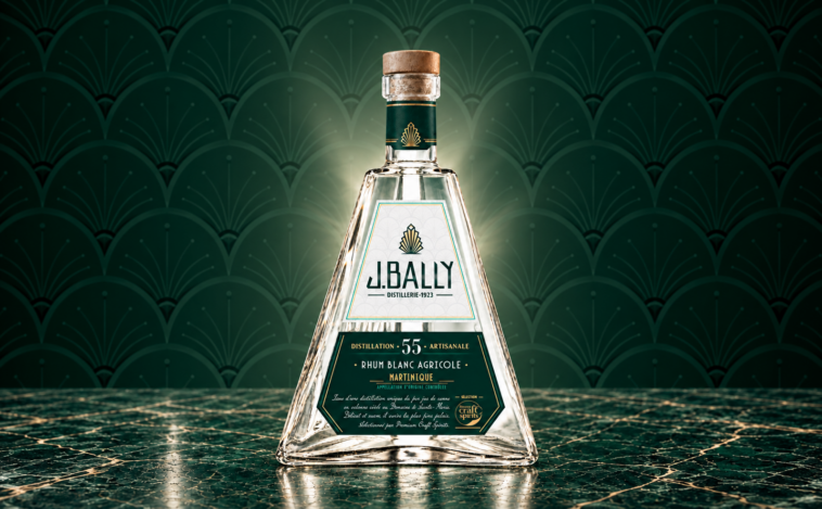 J.Bally Rum in Emerald Art Deco Elegance